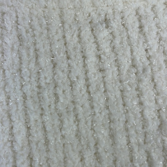 MICHAEL KORS ~ Shimmery Puff-Sleeve Sweater ~ White/Bone ~ NWT! - Picture 2 of 14